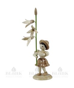 Blank Blumenkind mit Forsythie, natur