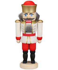 Nussknacker König, weiss