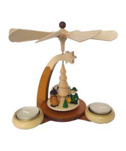 Design Teelichtpyramide Waldmotiv