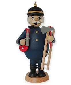 Räuchermann Feuerwehrmann, farbig