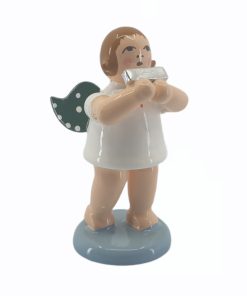 Engel mit Mundharmonika, ohne Krone