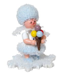 Schneeflöckchen mit Eis