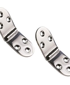 Set: 2 Stück UMAXO® Klapptisch-Scharnier aus V4A (SUS316) Edelstahl für Klapptische. Möbelscharnier, Tischscharnier S.FH.3080.2SS