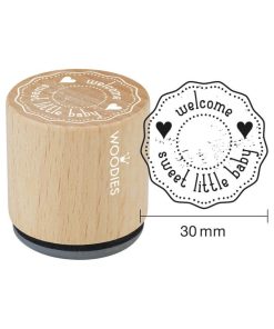 Woodies Stempel – welcome sweet little baby WE6005