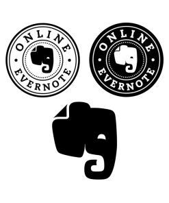 Evernote Stempel Elefant