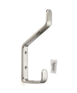 Hochwertiger großer Universaldoppelhaken mit zwei Endhaken, aus rostfreiem Edelstahl, Oberfläche: glänzend poliert, 80 mm (3,2″), XL-SB-210-M. Schwerlastdoppelhaken aus V2A für Schiffbau, Außenbereich und viel mehr, von Sugatsune / LAMP® (Japan)