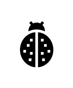 Mini Motivstempel Marienkäfer