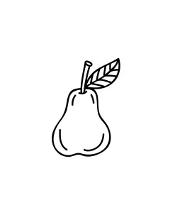 Mini Motivstempel Birne