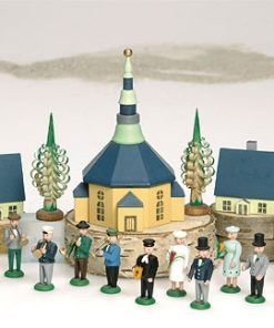 Posaunenchor mit Seiffener Kirche