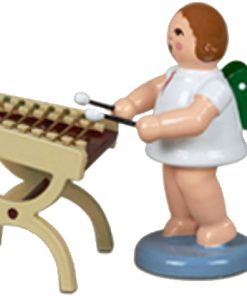 Engel mit Hackbrett, ohne Krone