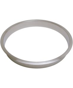 Hochwertiger runder Mülldurchwurf, aus rostfreiem Edelstahl, Oberfläche: satiniert matt, 300 mm (11,9″), AN-DH028-HL. Edelstahlmülldurchwurf, für Systemgastronomie, Ladenbau, Catering, Medizinbereich und viel mehr, von Sugatsune / LAMP® (Japan)