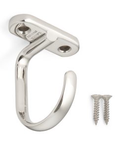 Hochwertiger Universalhaken für Deckenmontage oder Montage unter Regalboden, aus massivem rostfreiem Edelstahl, 70 mm (2,8″), DS-H-50. Deckenhaken für feuchte Umgebung, Außenbereich, Schiffbau und viel mehr, von Sugatsune / LAMP® (Japan)