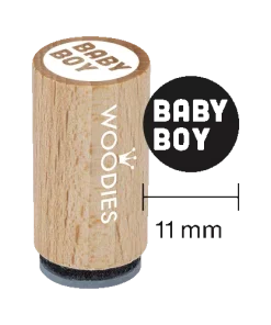 Mini Woodies Stempel Baby Boy